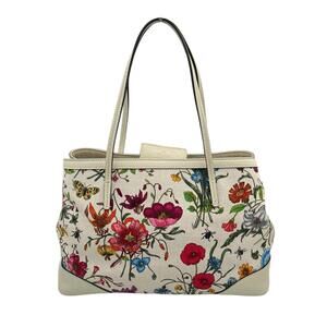 GUCCI Black Leather Tote Bag